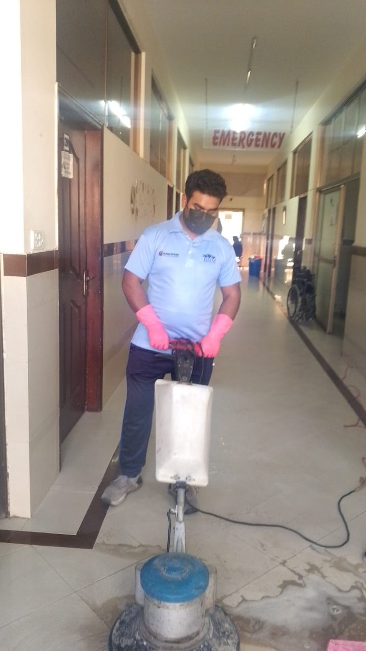 Floor Washing & Polishing